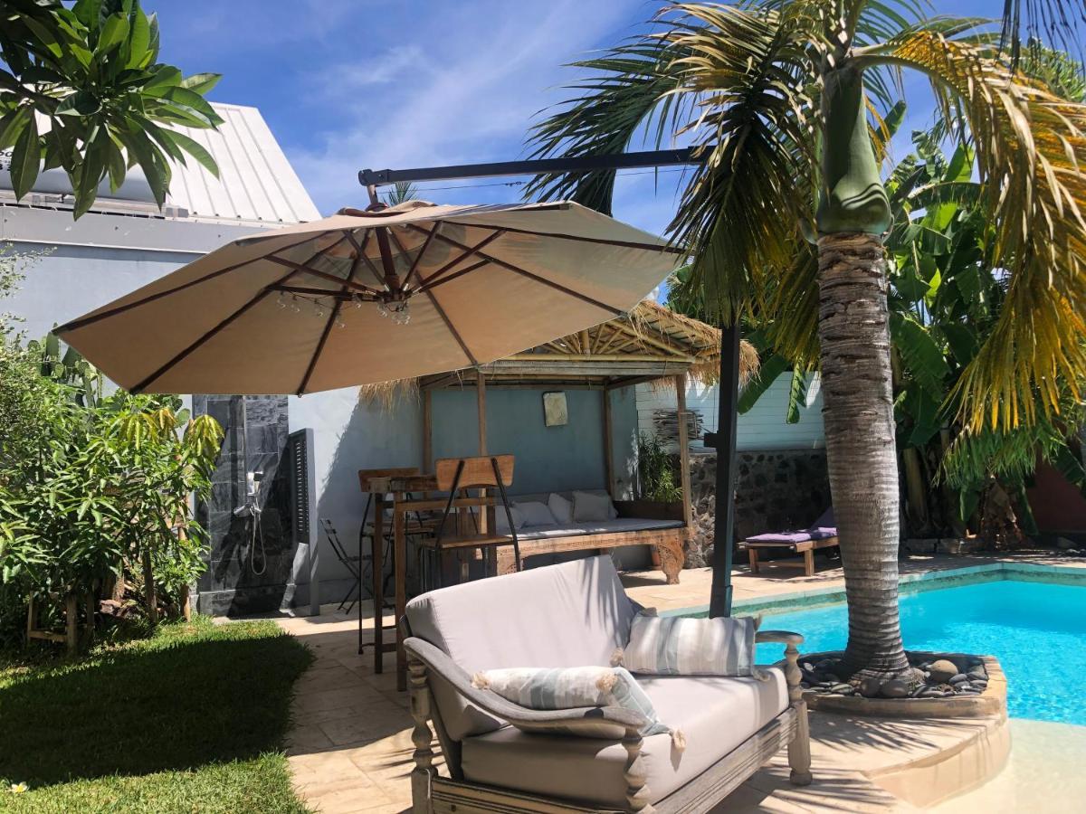 Studio Independant Dans Propriete Avec Piscine Et Wifi Leilighet Saint-Gilles-les Bains Eksteriør bilde