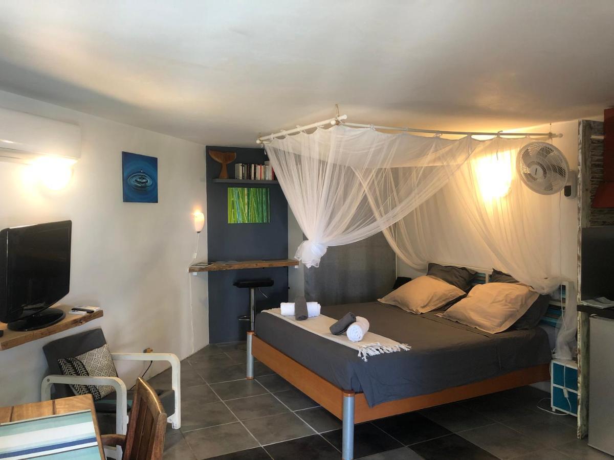 Studio Independant Dans Propriete Avec Piscine Et Wifi Leilighet Saint-Gilles-les Bains Eksteriør bilde